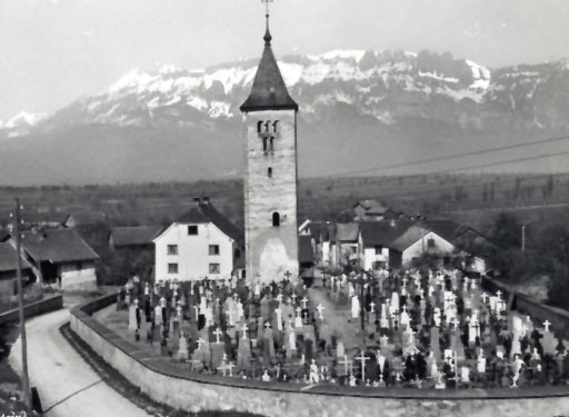 Friedhof Schaan ca. 1930