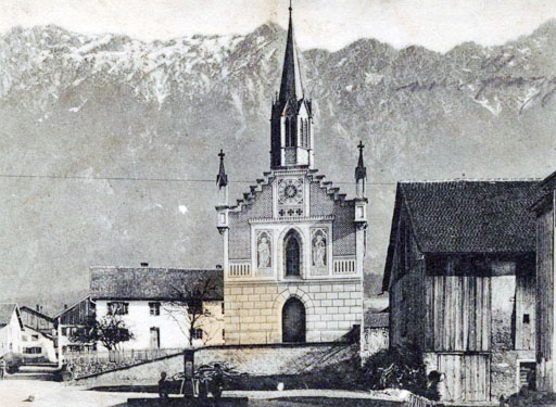 Kirche St. Peter ca. 1900 Schaan