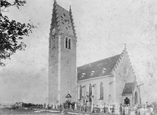 Pfarrkirche Maria Himmelfahrt Bendern ca. 1900